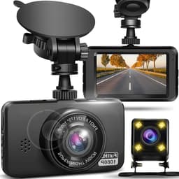 Autocamera Dashcam met MicroSD-kaart Ondersteuning Parkeermonitor Bewegingsdetectie Microfoon Luidspreker USB HDMI-interface Zwart — thumbnail 1