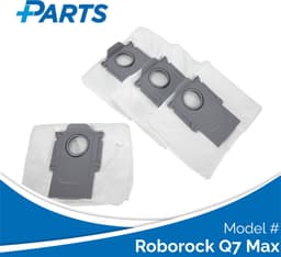 Roborock Q7 Max Stofzakken (4 Stuks, Plus.Parts® alternatief voor 8.02.0132) — thumbnail 1