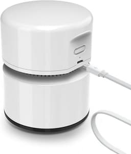 Mini Tafelstofzuiger - USB Oplaadbaar, 120 Minuten Looptijd, Sterke Zuigkracht, 360 Draaibaar voor School en Kantoor — thumbnail 5