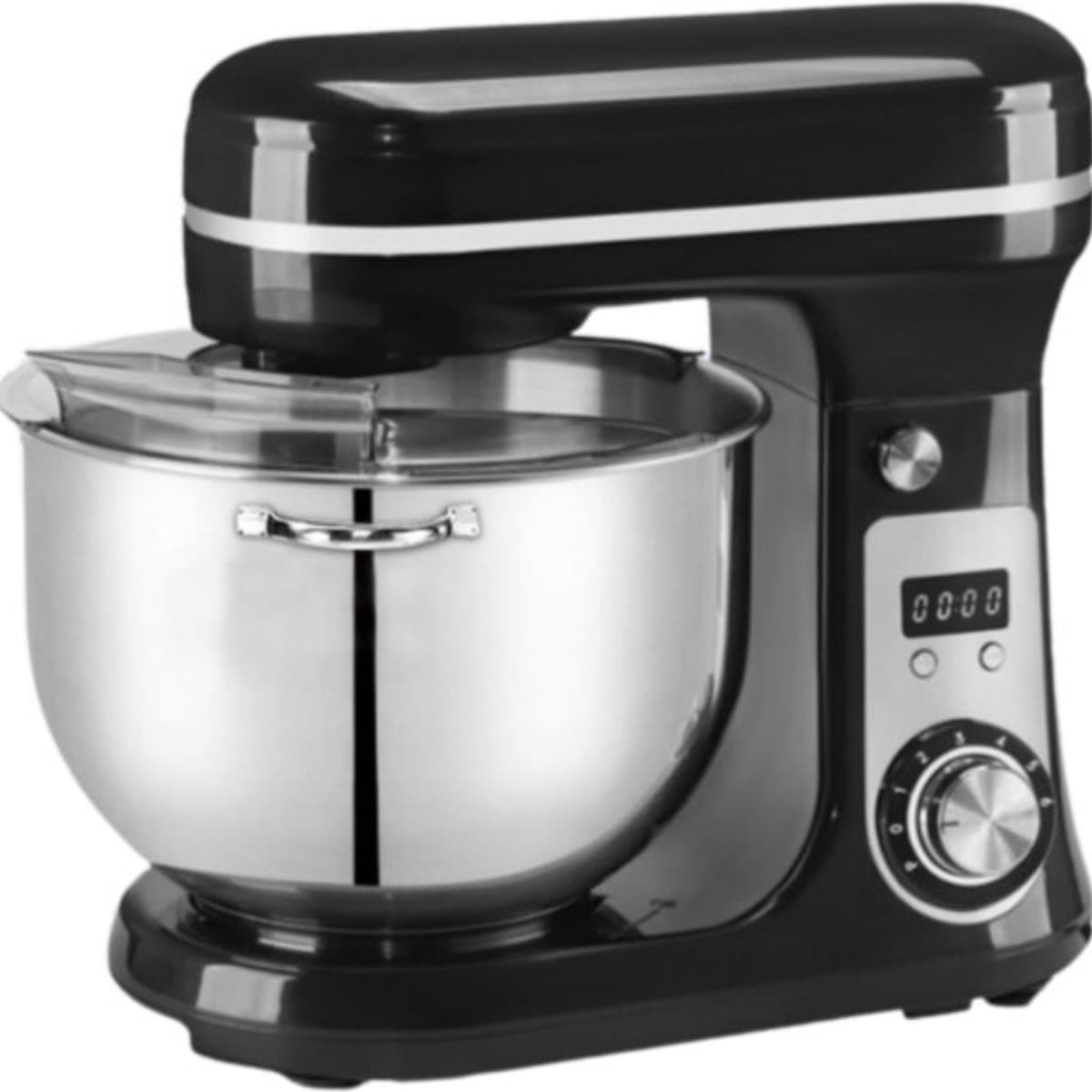 RVS Keukenmixer 6L - Professionele Deeg- en Kneedmachine - 4KG Capaciteit — afbeelding 1