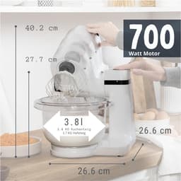 Keukenmachine MUM Serie 2 – 700W – Compact En Krachtig – Wit Design – Veelzijdige Functies – Ideaal Voor Bakken En Koken — thumbnail 5