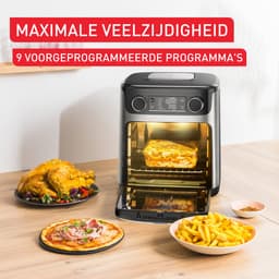 Tefal Easy Fry Multifunction FW556D - Airfryer & Oven 15L - 2000W - 9 Programma's - Rotisserie - 70% Energiebesparing - RVS — thumbnail 5
