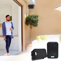 Pyle Home PDWR50B waterbestendig universeel duo luidsprekersysteem binnen-buiten - Zwart - Zwembad — thumbnail 5