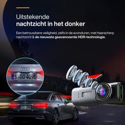 Avalect RoadSmart Dashcam voor Auto - 2025 - Met GPS & APP - Auto Camera Voor en Achter - 4k Camera - Nachtvisie - ingebouwde G-sensor - Inclusief batterij - Incl 32GB SD-kaart — thumbnail 3