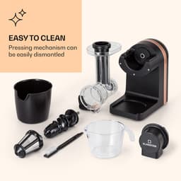 Klarstein Bella Elegance Sappers 200 W, Sapcentrifuge met 400 ml, BPA-vrij, antislip standvoet, max. continue bedrijfstijd: ca. 20 minuten, eenvoudige reiniging, zwart — thumbnail 2
