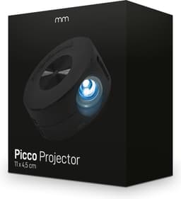 MikaMax Picco Projector - Mini Projector - Verbind met je telefoon - Ingebouwde Speaker - Mini Beamer - Home Cinema Projector - 11 x 11 x 4,5 cm — thumbnail 1