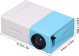 Mini Beamer - Input tot 1080P - Projector - Mini Projector - HDMI - USB - Wit / Blauw - Smartphone - Draagbaar - Ingebouwde speaker — thumbnail 5