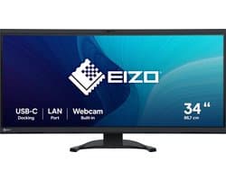 EIZO FlexScan EV3450XC-BK LED display 86,6 cm (34.1") 3440 x 1440 Pixels UltraWide Quad HD Zwart