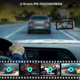Ultra HD Auto Dashcam - 3840x2160P Frontale Dashcam - G-sensor, Loop-opname, Eenvoudige Installatie - Haarscherpe Beelden voor Veilig Rijden - Auto Dashboard Camera voor Ongeëvenaarde Opnamekwaliteit — thumbnail 5