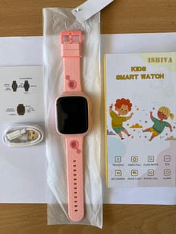 ISHIVA® GPS Horloge Kind geschikt voor Simkaart (4G GPS)–Smartwatch Kinderen met HD-camera & Videobellen - Kinder Smartwatch - 1000 mAh Long Battery–IP65 Waterdicht–SOS Knop–School Mode-Veilige Zones-GPS Tracker–2 Jaar Garantie–Roze — thumbnail 5