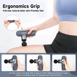 Ultralicht Mini Massagepistool - Diepe Spiermassage Apparaat 036 kg - 4 Snelheden Eénknop-instelling — thumbnail 4