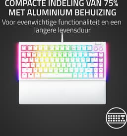 Razer BlackWidow V4 75% gaming toetsenbord — thumbnail 3