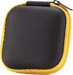 Oortjes Opberg Hoesje | Case | Etui | Organizer | Voor Het Opbergen Van Oordopjes En Laadkabels | Opbergen Van Sleutels | USB | GEEL — thumbnail 1