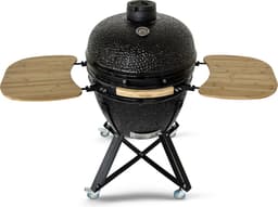 Grillx Kamado BBQ - 24 Inch - Incl. Hoes - Barbecue Egg - Houtskool Barbecue - Zwart - Ø 53cm — thumbnail 5