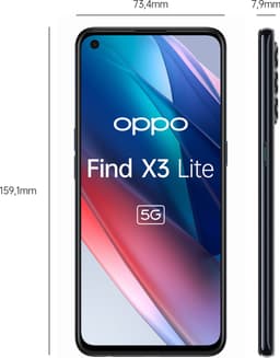 OPPO Find X3 Lite 5G - 128GB - Starry Black — thumbnail 3
