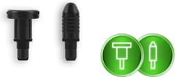 Massagepistool - 8 verwisselbare opzetstukken - zwart grijs — thumbnail 2