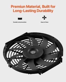 Gable Fan – 12 Inch op Zonne-energie Werkende Zolderventilator met Regelbare Thermostaat en Extern Rooster. 1300 Cfm-Huisventilator Koelt Tot 1850 Vierkante Voet. Stille Ventilatie voor Dak — thumbnail 5
