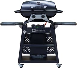 Sahara Storm gasbarbecue - 2 branders - semi-portabel - demontabel voor tafel gebruik - compleet met onderstel - 4400 wat — thumbnail 1