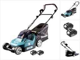 Makita DLM 432 T2 accumaaier 36 V (2x 18 V) 43 cm + 2x accu 5,0 Ah - zonder lader — thumbnail 1