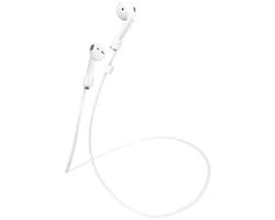 Jumada's - Anti-Lost koord - Draad voor oortjes - Geschikt voor Airpods - Siliconen - Wit