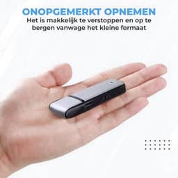 Afluisterapparaat Mini - Afluisteren & opnemen - Spy Recorder - Voice Recorder - Dictafoon - Afluisterapparatuur - 8GB — thumbnail 3