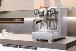 Torre Espresso - Luigino - RVS - Houten handvaten - Italiaanse Espressomachine — thumbnail 5