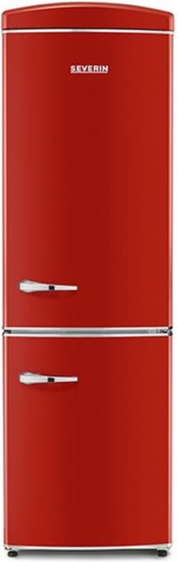 Severin RKG 8997 Retro Combi Koelkast - No Frost - Energieklasse E - Rood — thumbnail 1