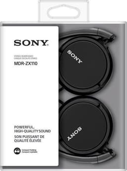 Sony MDR-ZX110 - On-ear Koptelefoon - Headphones - Bekabeld - Zwart — thumbnail 4