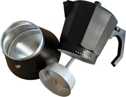 Edënbërg Black Line - Percolator - Koffiemaker 6 kops - Espresso Maker 300 ML - Zwart — thumbnail 3
