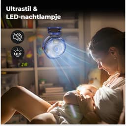 Tafelventilator - Statiefventilator - luchtstroomsnelheden – Zwenkfunctie - Bureau Ventilator - USB — thumbnail 5