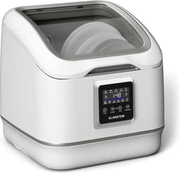 Klarstein SilentScrub tafelmodel vaatwasser - compacte en draagbare tafelmodel vaatwasser voor 3 couverts, 7 programma's en digitaal touchscreen - stille werking met 55 dB — thumbnail 1