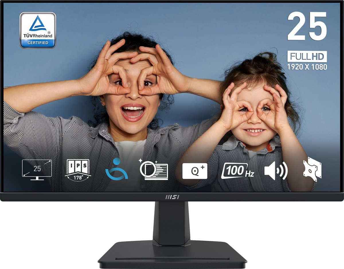 Monitor MSI PRO MP25 24,5" Full HD 100 Hz — afbeelding 1