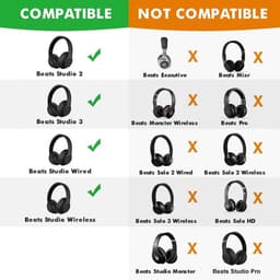 Oorkussen geschikt voor Beats Studio 2.0 / 3.0 — thumbnail 2