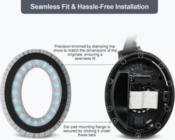 Oorkussen geschikt voor Bose QuietComfort 35 II - Grijs — thumbnail 2