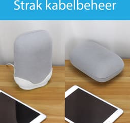 YONO Wall Mount – Geschikt voor Google Nest Audio – Houder voor Speaker – Wit — thumbnail 4