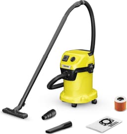 Kärcher WD 3 P V-17/4/20 *EU III Nat- en Droogzuiger - 1000 W - 17 liter - Geïntegreerd stopcontact - Patroonfilter — thumbnail 1