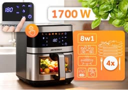 Berdsen BD-656 - Olievrije Frituurpan - 1700W - Zilver - 9,1L — thumbnail 5
