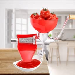 Handmatige Tomatenfrees - Sapcentrifuge Sausmaker - Verse Sauzen Maken - Stabiele Aanrechtklem - 27 x 34 x 22 cm - Aluminium — thumbnail 4