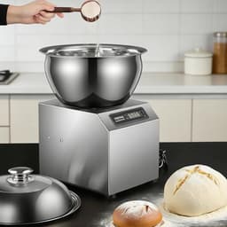 Elektrische Deegmaker - Deegkneedmachine Keuken - Brood Deeg Maken - Krachtige Koperen Motor - 5 of 8 kg - Zilver — thumbnail 1