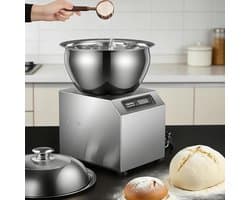 Elektrische Deegmaker - Deegkneedmachine Keuken - Brood Deeg Maken - Krachtige Koperen Motor - 5 of 8 kg - Zilver