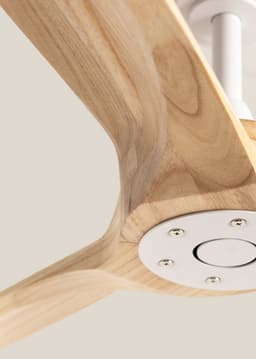 CREATE - Stille plafondventilator 100% hout 40W (Ø132cm) - Geen licht - Afstandsbediening - 6 snelheden - Programmeerbaar - WIND CENTURY — thumbnail 5