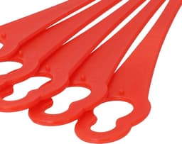 Reservemesjes Grastrimmer - Kunststof Bladen - Gazon Onderhoud - Snelle Vervanging - 20 Stuks - Rood — thumbnail 2