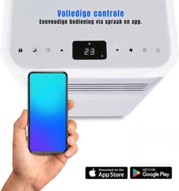 ZMR® Mobiele Airco voor Slaapkamer - Airco - Mobiele Airco - Wit - 31cm x 32cm x 70cm — thumbnail 3