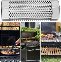 Rookbuis RVS - Hete rookpijp - Barbecue smaak - Geoptimaliseerde smaak - 157 en 204 cm - Zilverkleurig — thumbnail 5