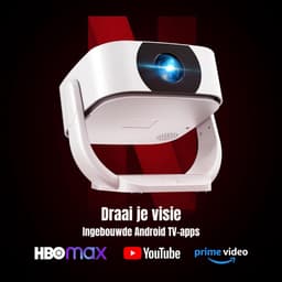 YOR® Mini beamers - Projector - Mini beamer - Wit - ‎25cm x 23cm x 20cm — thumbnail 3