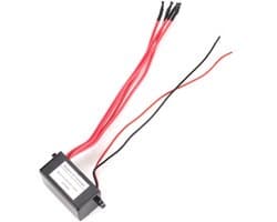 Allecto - Luchtreiniger - Negatieve ionengenerator - Compact en duurzaam - Rood - Ionisatiemodule - Ideaal voor thuis - Mini formaat
