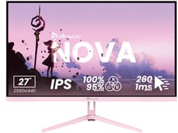 Arozzi Nova 27" Gaming Monitor - QHD IPS - 260Hz - Roze — thumbnail 1