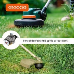 GELLDG Carburateur voor Grasmaaier 52 cc 49 cc 43 cc - Mechanische Carburateur - Complete Accessoires Set - Geschikt voor Diverse Grasmaaiers, Freesmachines en Kettingzagen - Metaal - Inclusief Montageonderdelen — thumbnail 2