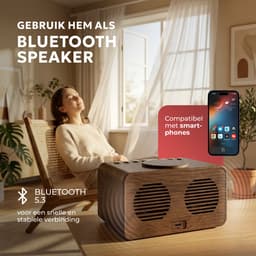 TM&DY Digitale Wekkerradio - Bluetooth Wekkerradio - Draadloos Opladen - RGB Wake-up Light - Speaker met Bluetooth – Digitale Klok – 20 Slaapgeluiden – Bluetooth 5.3 – Licht Wekker – LED Nachtlamp — thumbnail 2