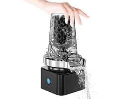Automatische Glasreiniger - Bekerspoeler - Snel Glazen Wassen - 360 Graden Reiniging - 600 Bekers Per Uur - Zilver